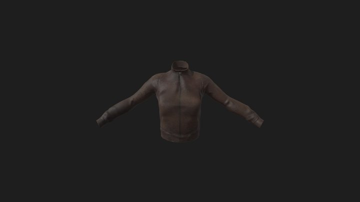 Worn Jacket 3D Model