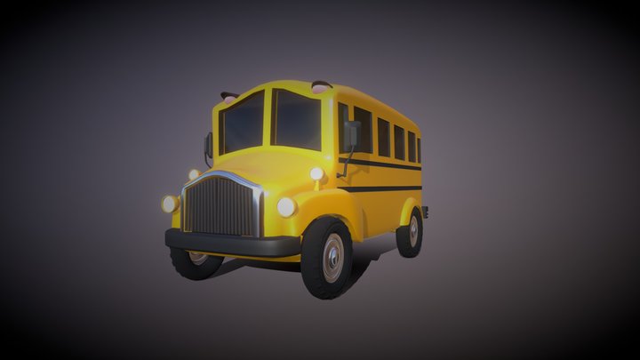 FREE SCHOOL BUS 3D Model