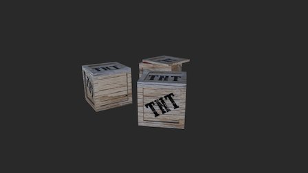 TNT Crates 3D Model