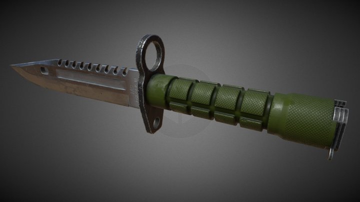 M9 Bayonet V.02 3D Model