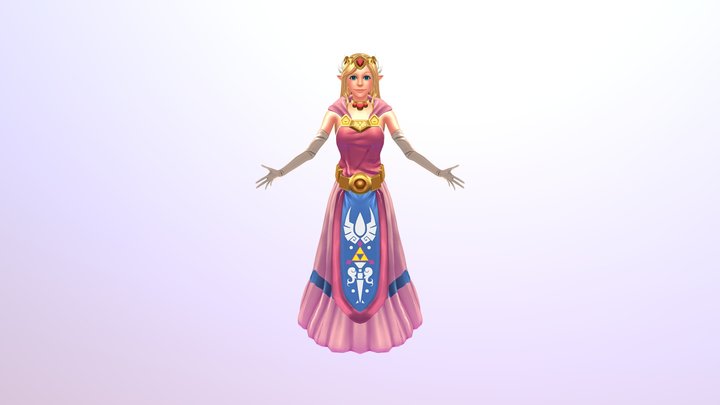 Princess Zelda - The Wind Waker version 3D Model