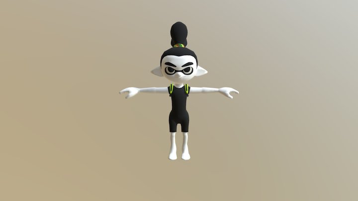 Inkling Boy 3D Model