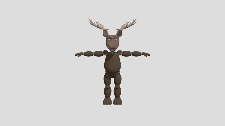 P02C_DeruyckJ_Character02_Moose 3D Model