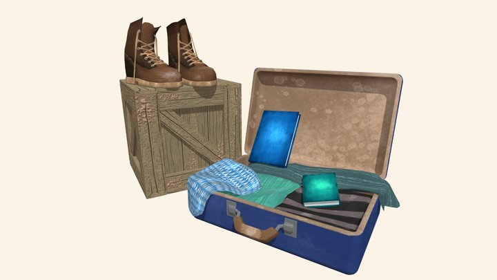 A Few Props 3D Model