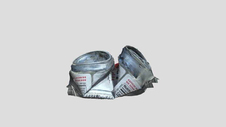 Crushed Can 3D Model