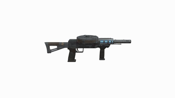 Old energy machine gun