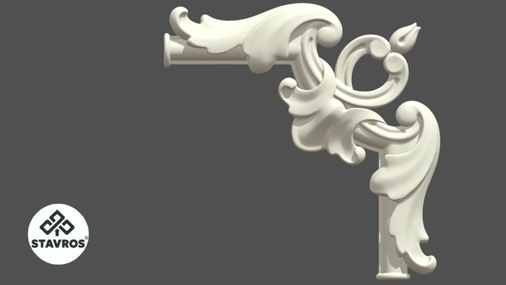 Stavros Molding Overlay 3D Model