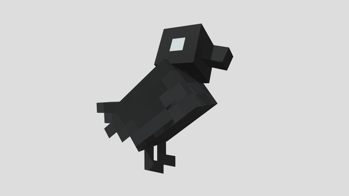 Crow 3D Model