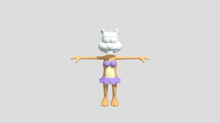 PC Computer - SpongeBob SquarePants Battle for B 3D Model