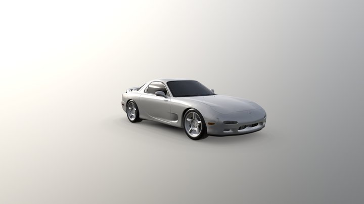1993 Mazda RX-7 3D Model
