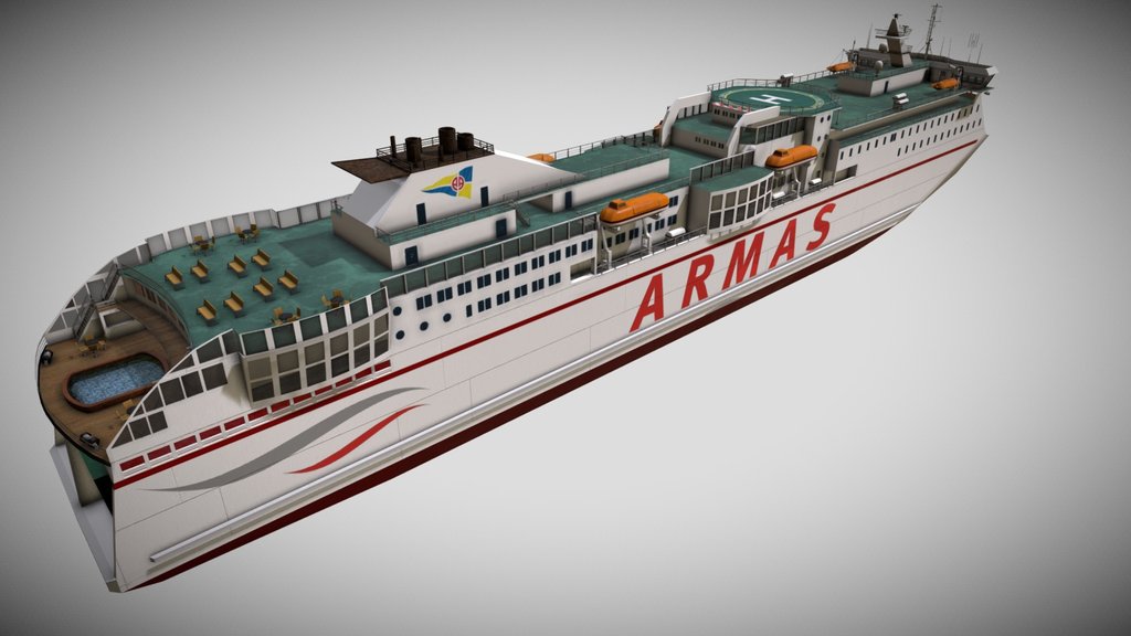 ocean liners - A 3D model collection by al3374896 - Sketchfab