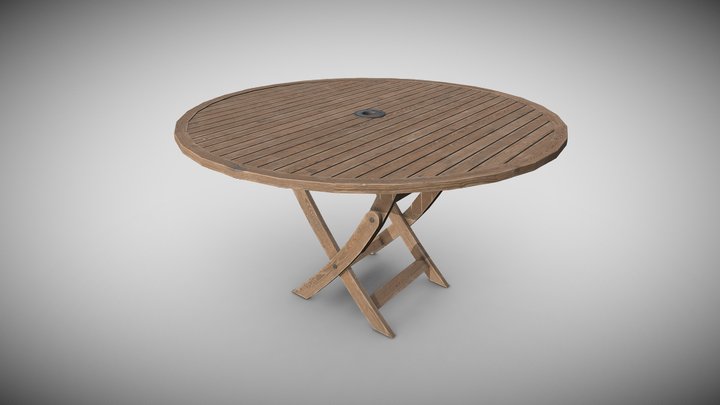 Patio_table 3D Model