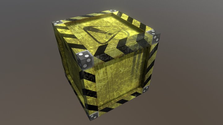 Closed Crate 3D Model