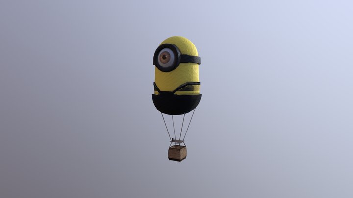 Minion Airballoon 3D Model
