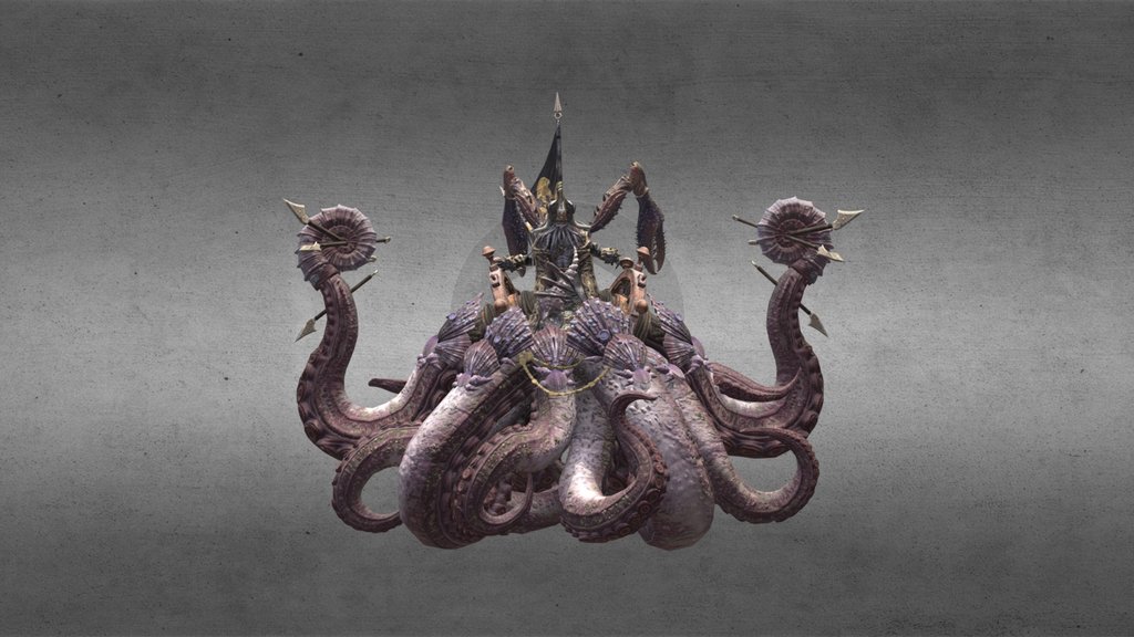 WoP - Octopus Pirate King (High Poly)