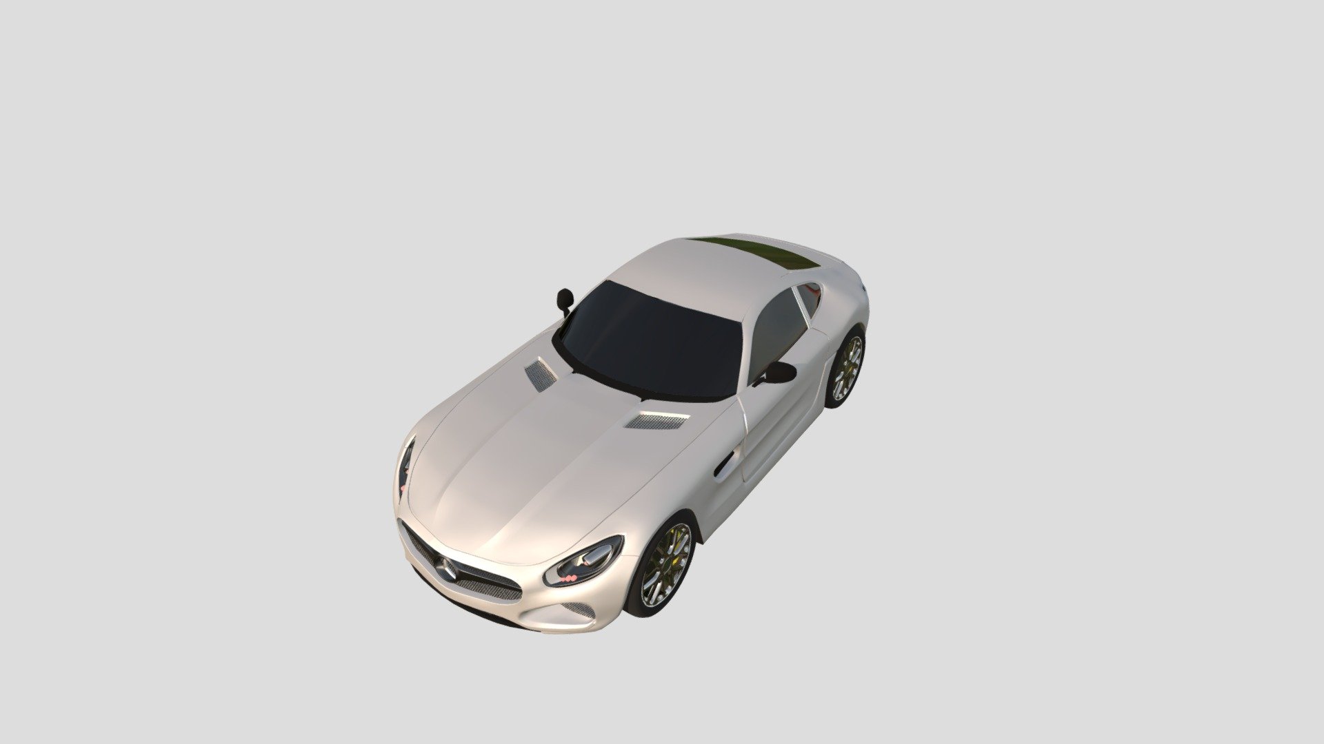 Marcedes AMG-GT 3D by Blender