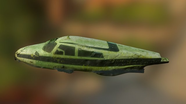 Plane Fuselage at Hearthstone Point 3D Model