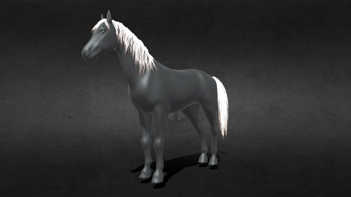 конь 3D Model