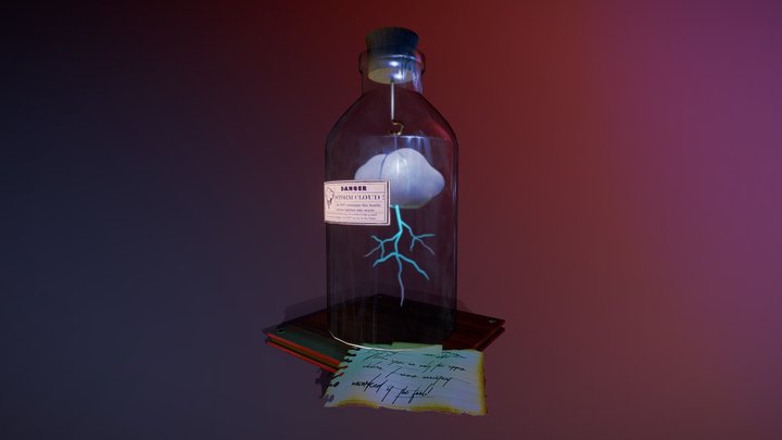 Bottled Storm Cloud – Modelo 3D gratuito STL