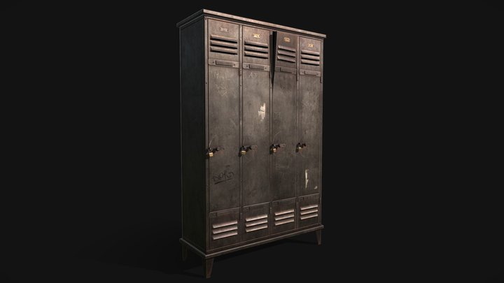Metal Locker - Maxime Goichot 3D Model