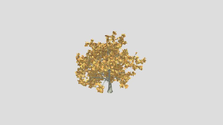 Autumn Maple Tree – Modelo 3D gratuito STL