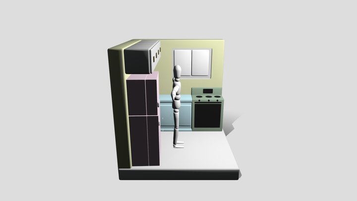 THIS IS KITCHEN 3D Model