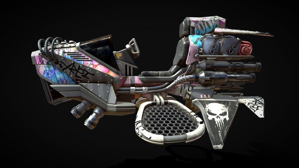 Graffiti Hover Bike