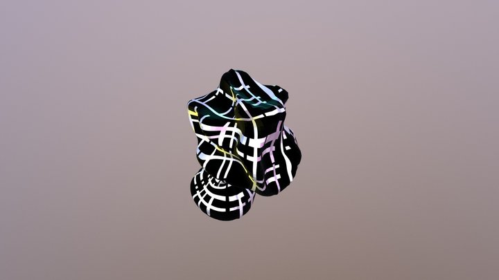 Binary Colours 3D Model
