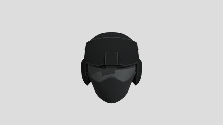 TF2: AAU Heavy Aircrew/Airframe Helmet 3D Model