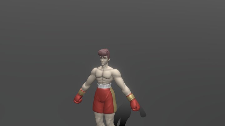 A boxer 3D Model