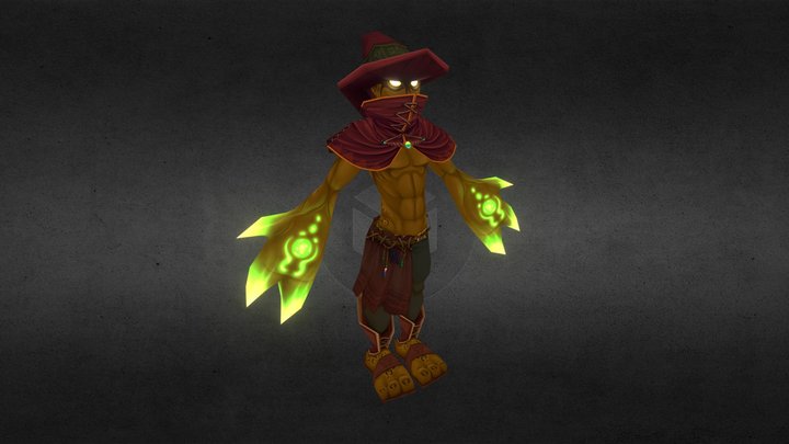 Mage Model 3D Model