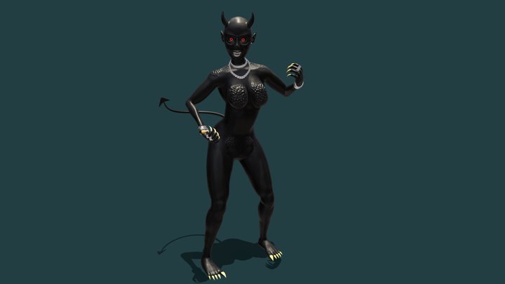 3D Doja Cat - Demons 3D Model
