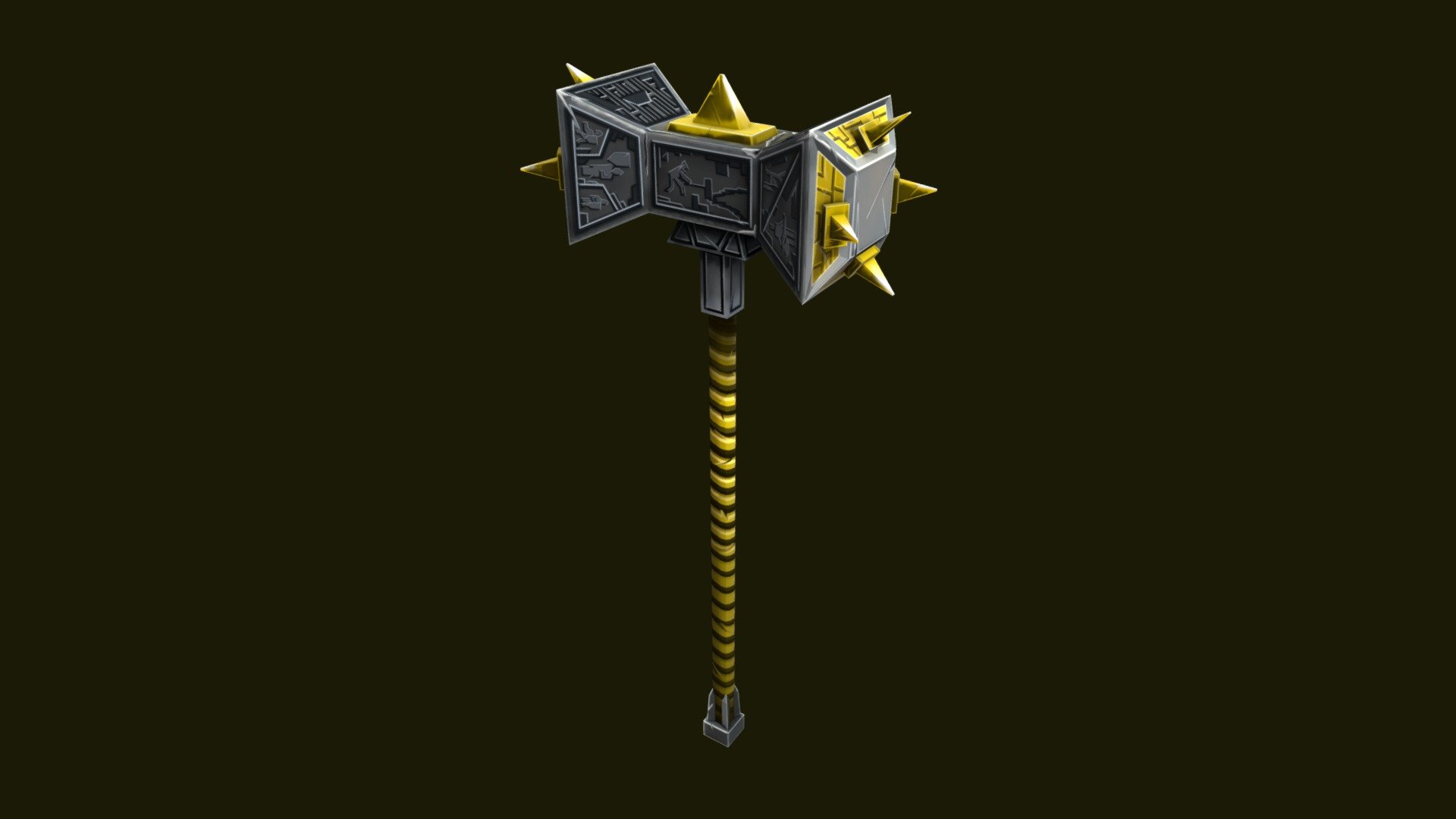 Hand painted: Hammer