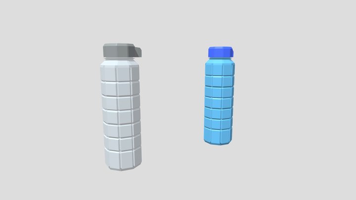 3D Realistic Bottle 3D Model