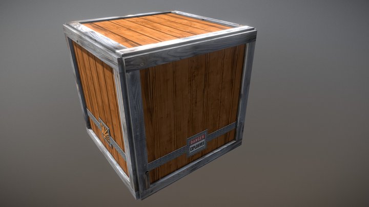 Box with explosive stuff 3D Model