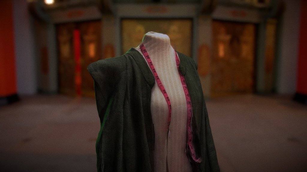 Nick Polushkin dress, scan 01 — Sketchfab embed 3D viewer