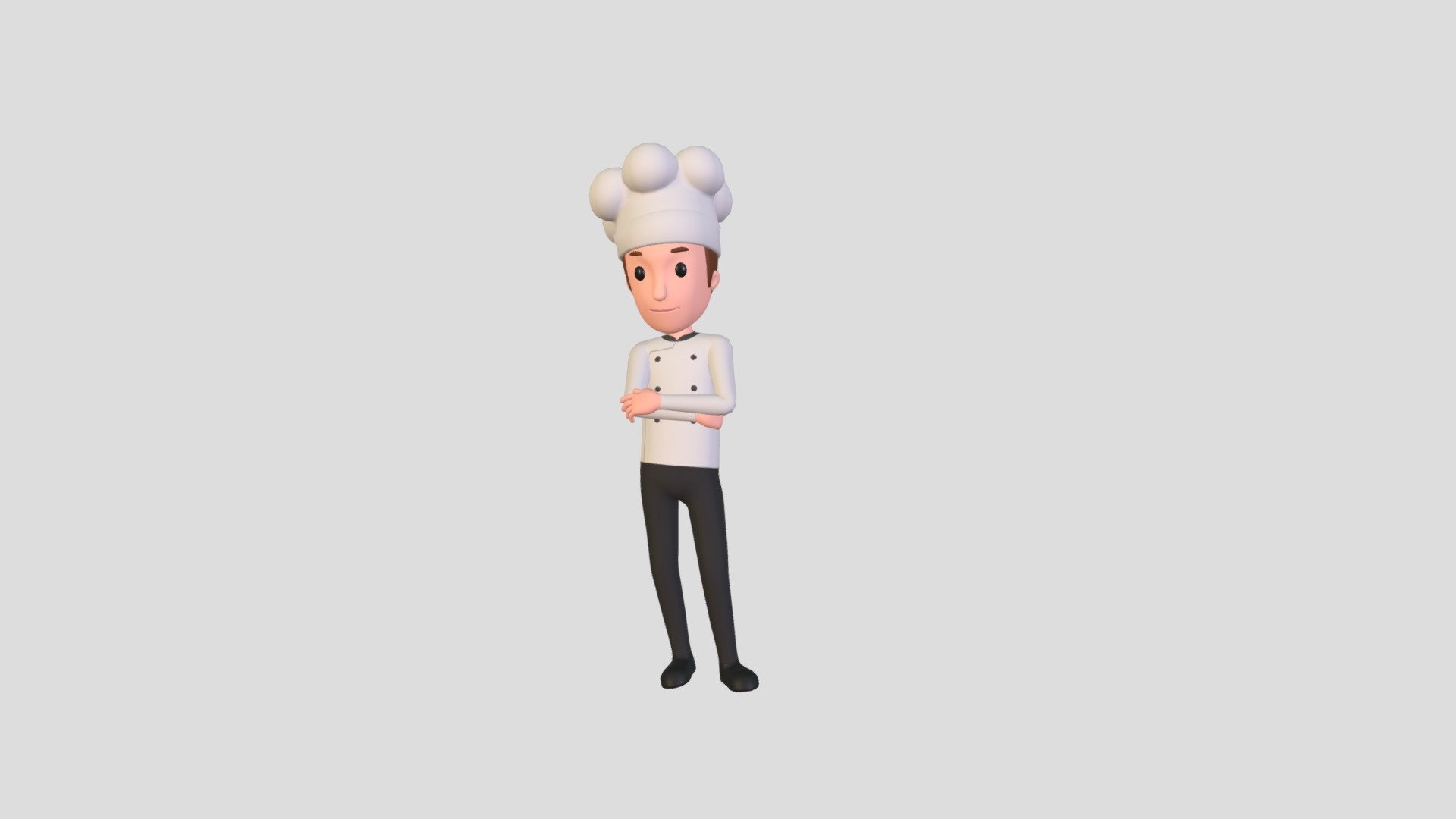 Character120 Rigged Chef - Buy Royalty Free 3D model by BaluCG [0610a4e ...