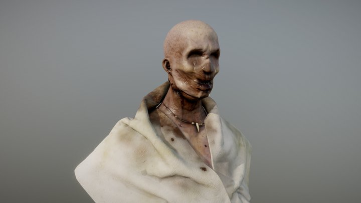 Crying zombie 3D Model