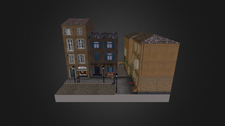 CityScene by Maxim Deprez 3D Model