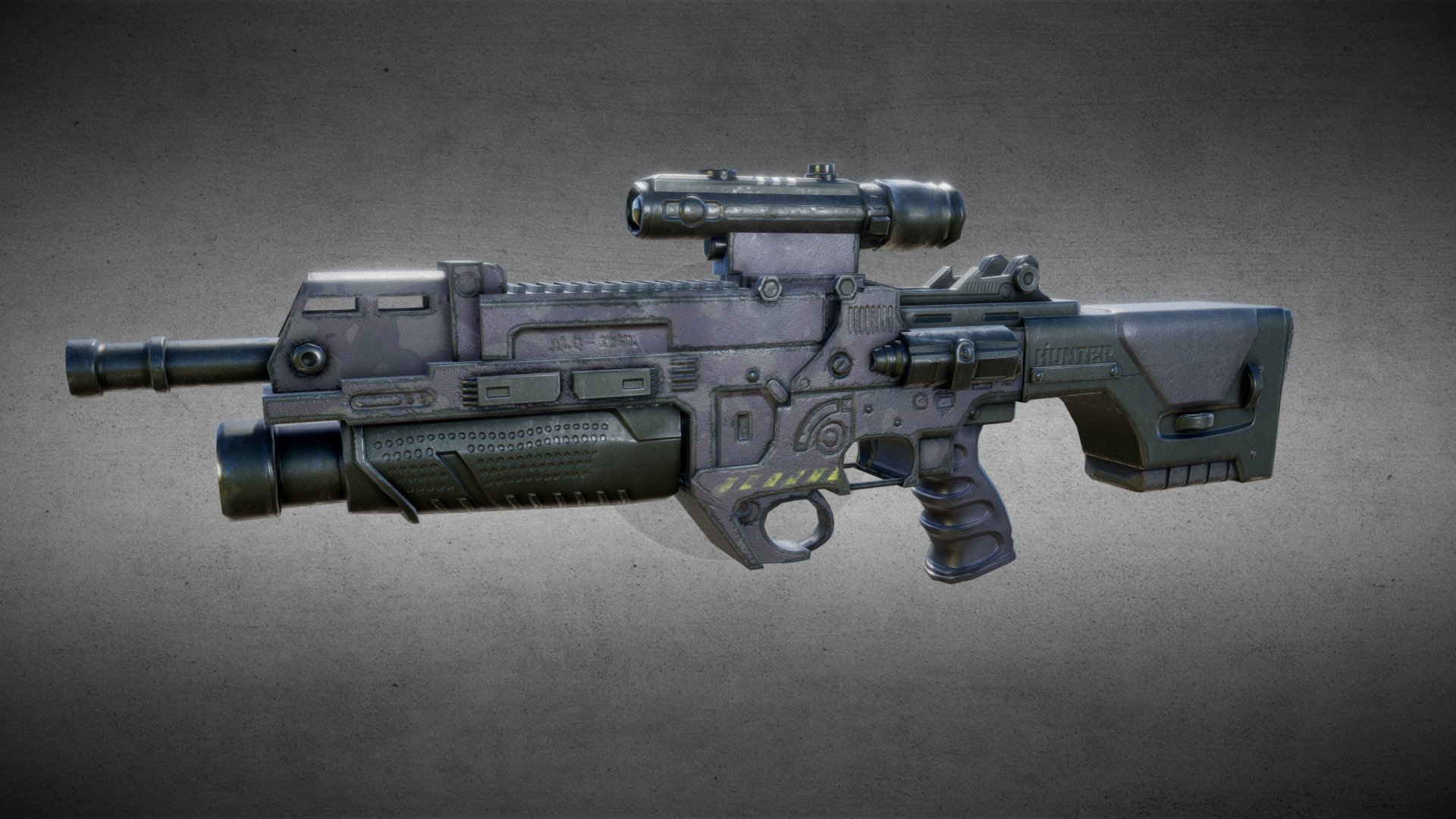 Rifle Final - 3D model by eden1711 [0610db2] - Sketchfab