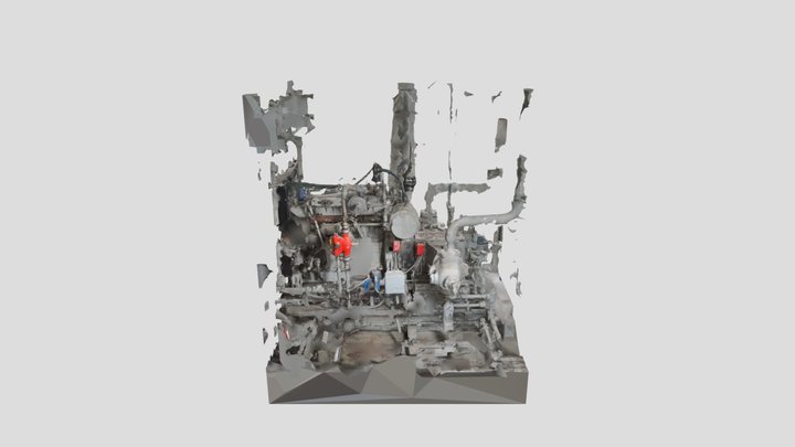 CB34Engine 3D Model