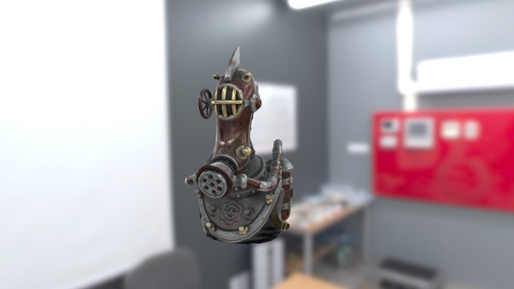 SpaceSuit Texturing 3D Model