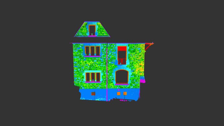 test façade 3D Model