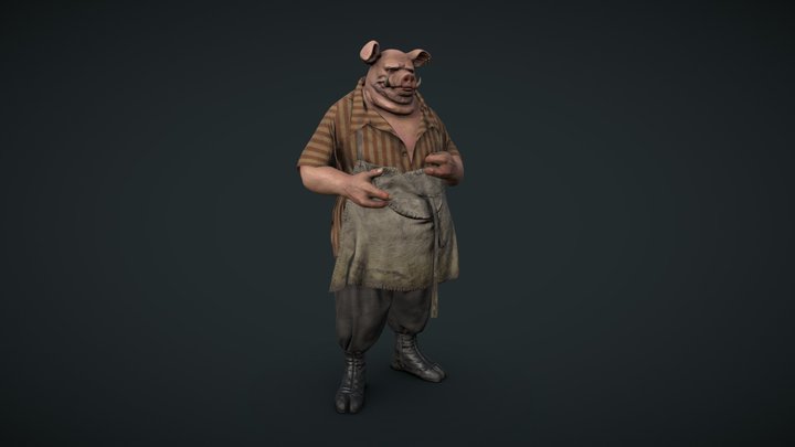 Beyond Good and Evil 2 - Pig Fan Art 3D Model