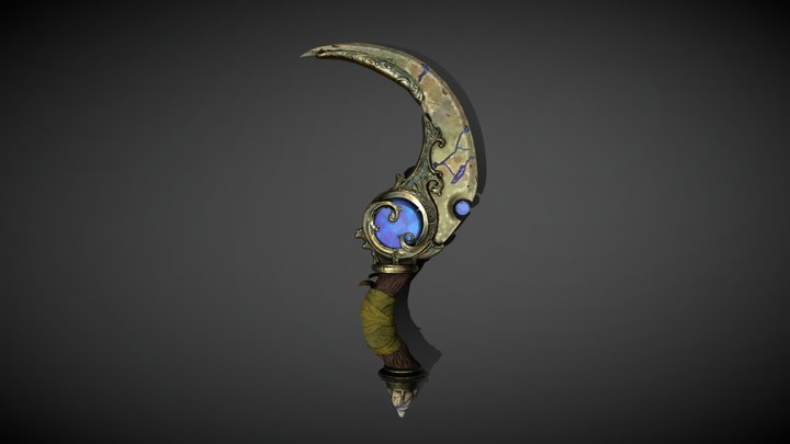 Blade of the Astral Gardener 3D Model