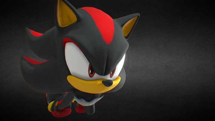 Shadow The Hedgehog (Sonic Forces/GMOD) 3D Model