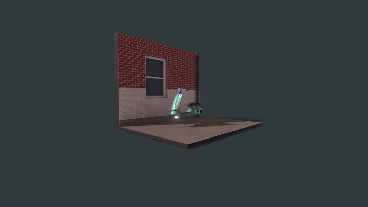 Hover Vespa (Art Test) 3D Model
