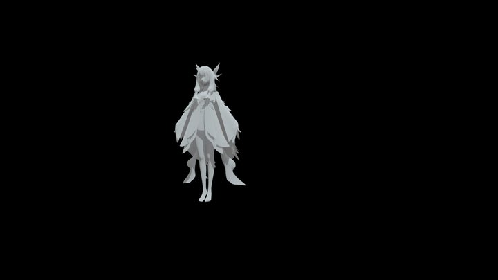 原神少女 3D Model