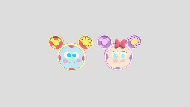 Toodles And Quoodles 3D Model