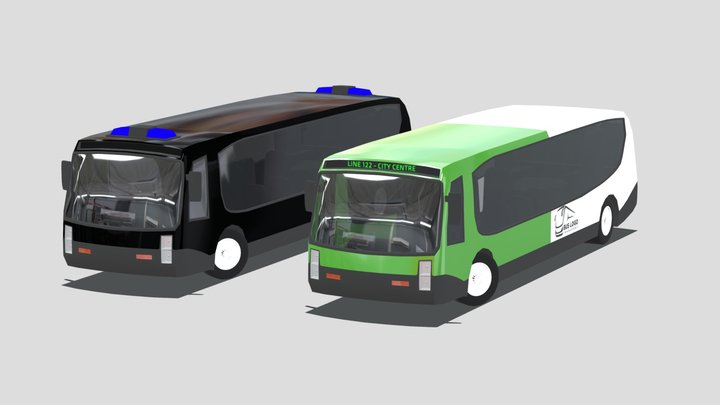 Service bus pack 3D Model